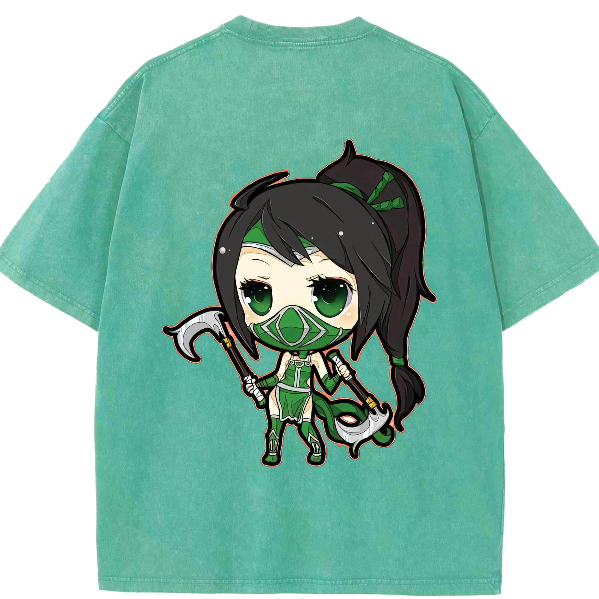 リーグ・オブ・レジェンド League of Legends LOL 綿100% ヴィンテージ風 半袖Tシャツ（背面プリント）